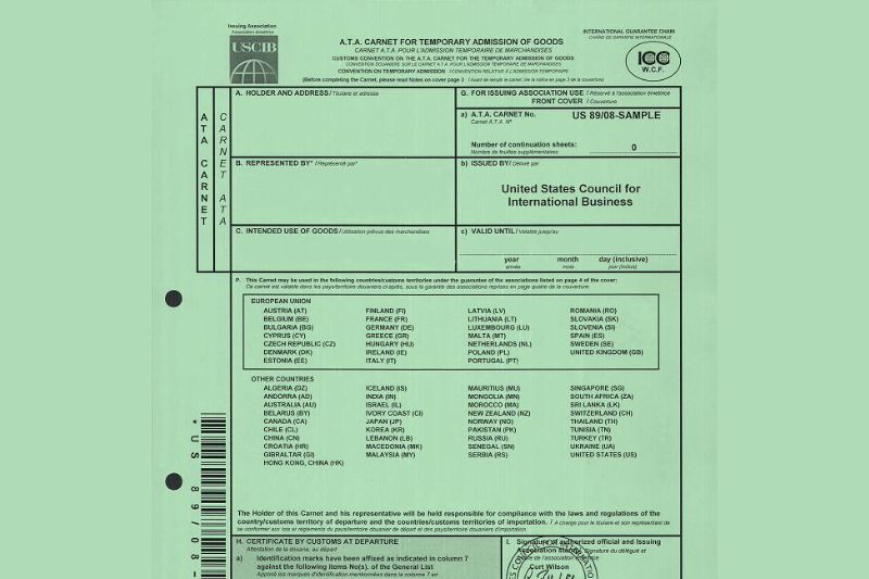 Karnet ATA do tymczasowego przywozu towarów